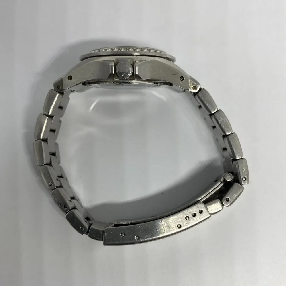 Fossil ES3378 Women's Silver Stainless Steel Gold Analog Dial Quartz Watch CM636